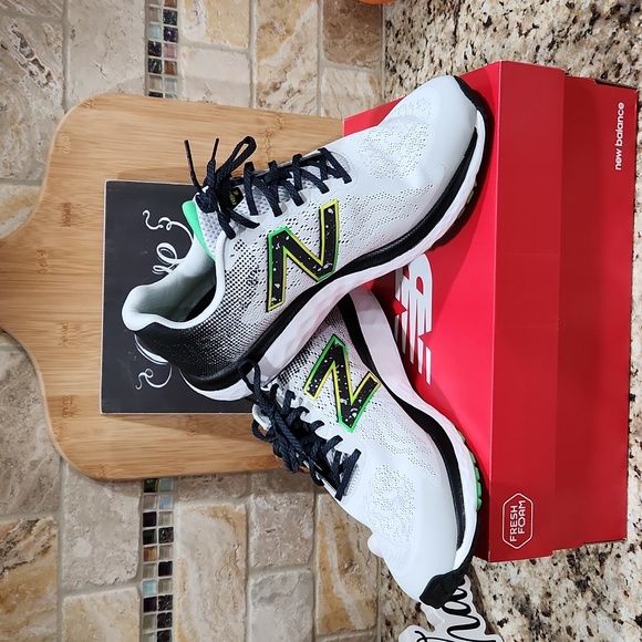 Mens New Balance Fresh Foam Running Sneakers - Picture 1 of 5